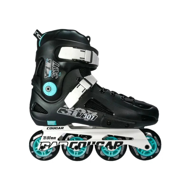 Cougar 307C Inline Skates Roller Shoes (Black)